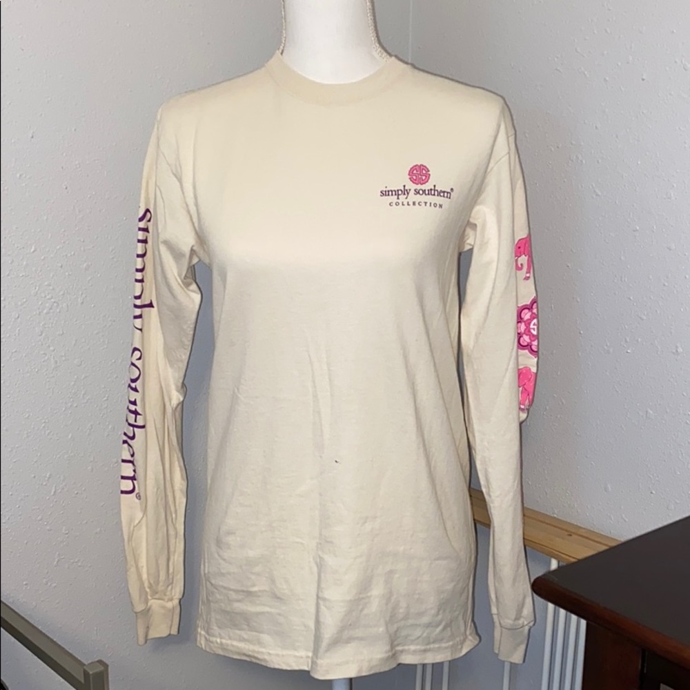simply southern long sleeve tee